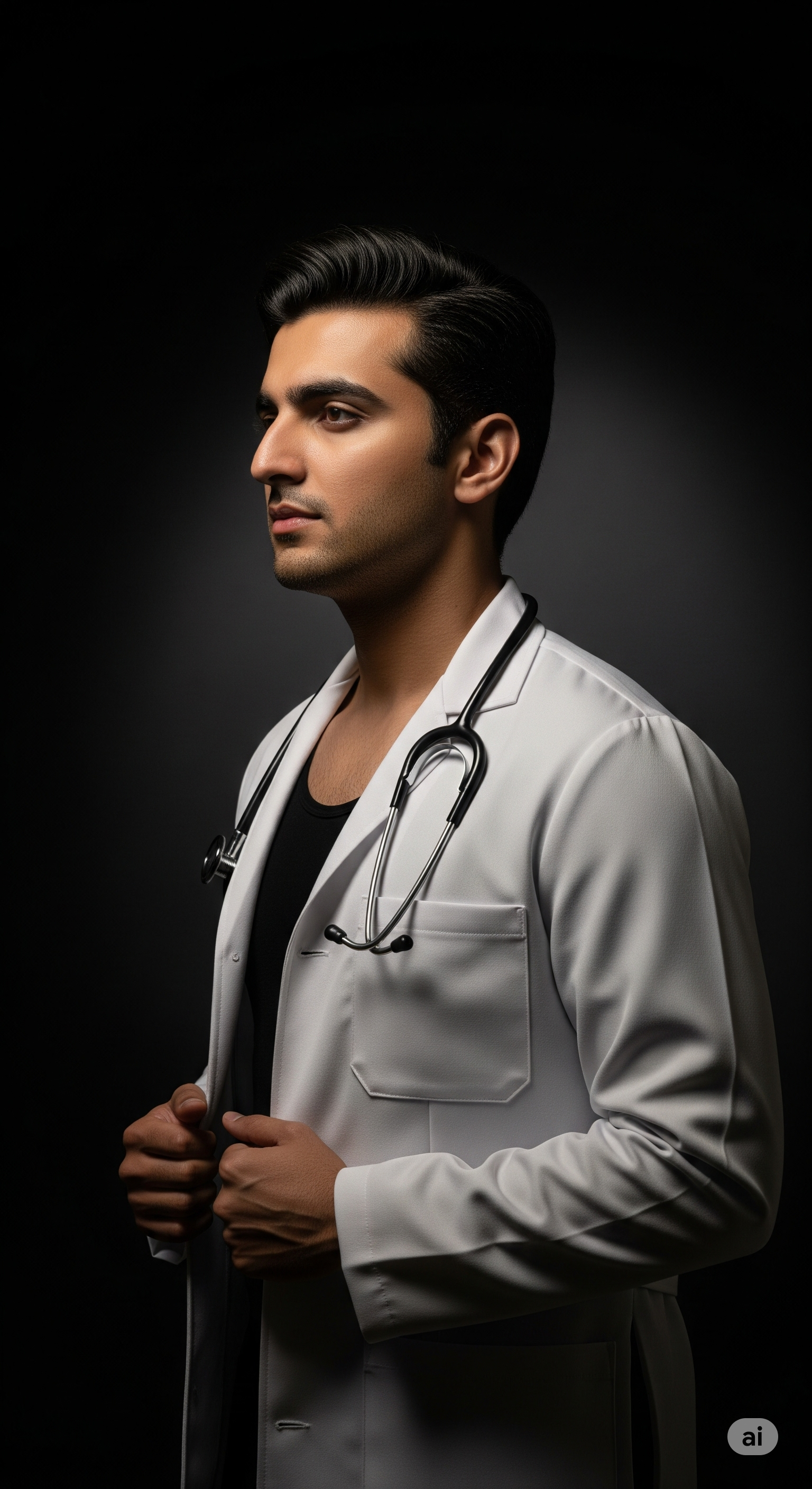 Scrub & Soul Male White Coat