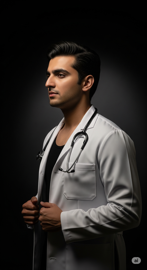 Scrub & Soul Male White Coat