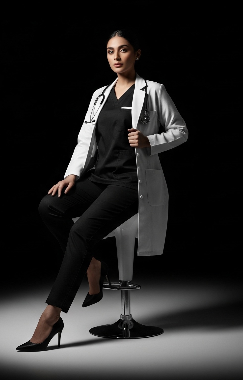 Scrub & Soul Female White Coat