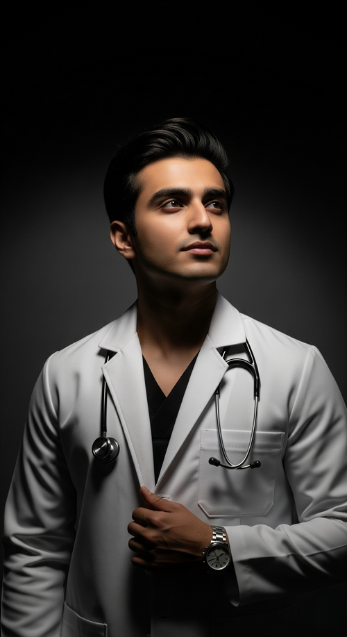 Scrub & Soul Male White Coat