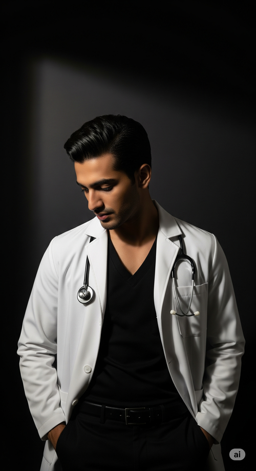 Scrub & Soul Male White Coat